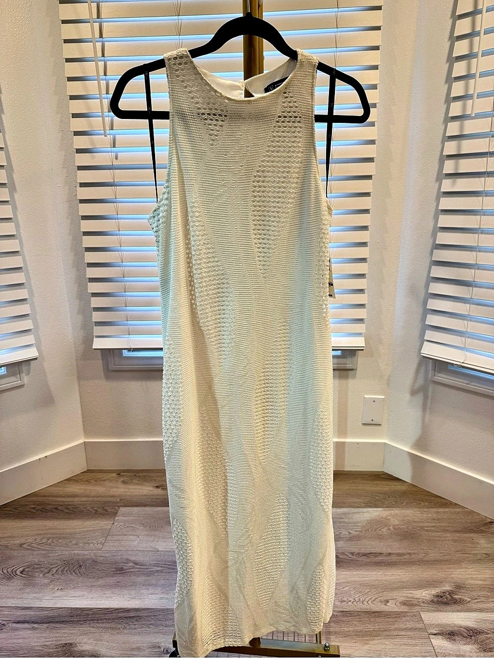 INC International Concepts INC Dress Sleeveless Maxi Dress in Cream Size 10 NWT